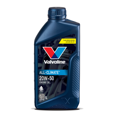VALVOLINE ALL-CLIMATE 20W-50 ENGINE OIL