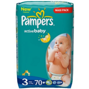 Pampers Active Baby Diapers VP+ Midi