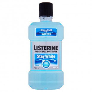 Listerine mouthwash Stay White