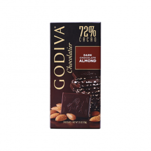 Godiva Chocolate Dark Almond tablet 100 gram