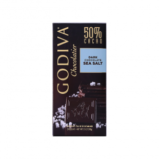 Godiva Chocolate Dark Sea salt tablet 100 gram