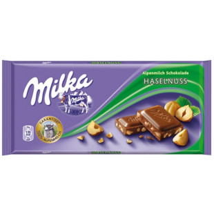 Milka Haselnuss 100 gram
