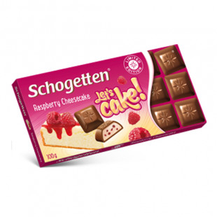 Schogetten Let's Cake Raspberry Cheesecake 100g